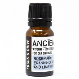 Mieszanka olejków do samochodu 10ml - skup się i p
