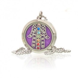 Naszyjnik aromaterapeutyczny - hamsa czakra - 30mm