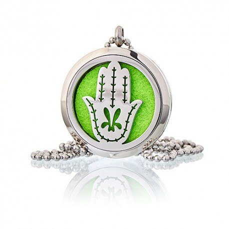 Naszyjnik aromaterapeutyczny - ręka fatimy 30mm Naszyjnik aromaterapeutyczny - ręka fatimy 30mm