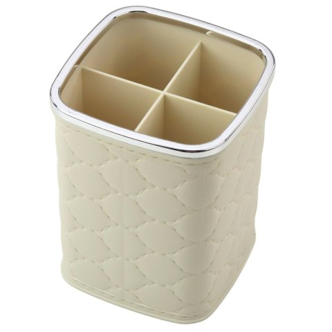 Organizer Pojemnik Na Pędzle Cztery Przegrody Biały 12 x 9,5cm Organizer Pojemnik Na Pędzle Cztery Przegrody Biały 12 x 9,5cm