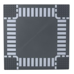 Płyta Plansza Konstrukcyjna Do Klocków Droga Skrzyżowanie 26x26 cm