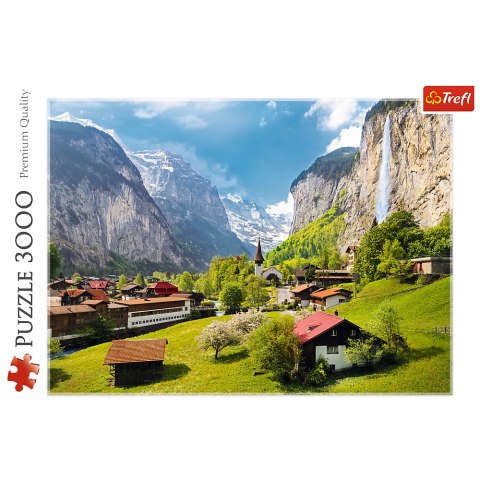 Puzzle - 3000 - Lauterbrunnen, Szwajcaria Trefl 33076 Puzzle - 3000 - Lauterbrunnen, Szwajcaria Trefl 33076