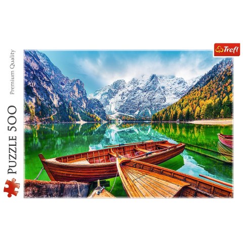 Puzzle - 500 - Jezioro Braies, Włochy Trefl 37486 Puzzle - 500 - Jezioro Braies, Włochy Trefl 37486