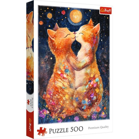 Puzzle - 500 - Pocałunek w Świetle księżyca Trefl 37546 Puzzle - 500 - Pocałunek w Świetle księżyca Trefl 37546