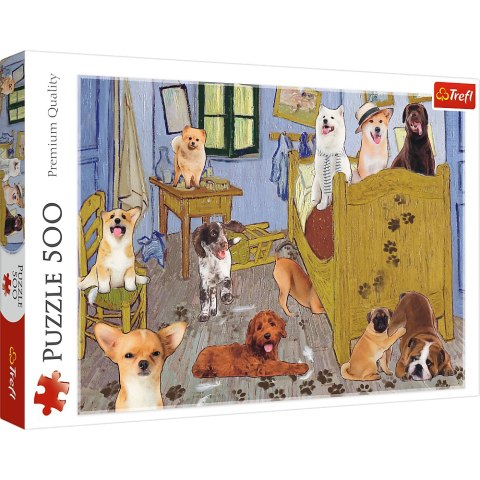 Puzzle - 500 - Pokój van Gogha Psia Rewolucja Trefl 37539 Puzzle - 500 - Pokój van Gogha Psia Rewolucja Trefl 37539
