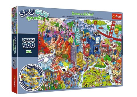 Puzzle - 500 - Spy Guy Lost Items: USA Rodzina Treflików 37480 Puzzle - 500 - Spy Guy Lost Items: USA Rodzina Treflików 37480