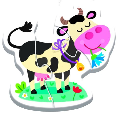 Puzzle - Baby Classic - Na farmie - Bobaski i Miś Trefl 36127 Puzzle - Baby Classic - Na farmie - Bobaski i Miś Trefl 36127