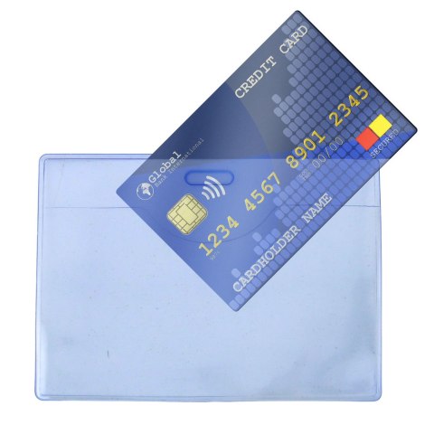 Zestaw Etui Na Identyfikator Elastyczne Przeźroczyste Niebieskie 20szt. Zestaw Etui Na Identyfikator Elastyczne Przeźroczyste Niebieskie 20szt.