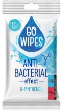GOWIPES Antybakteryjne chusteczki nawilżane D panthenol 15szt.