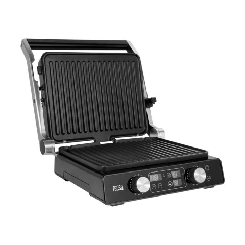 Grill elektryczny TEESA , panini grill , opiekacz, 3 pozycje , wyjmowane wkłady, 2000W Grill elektryczny TEESA , panini grill , opiekacz, 3 pozycje , wyjmowane wkłady, 2000W