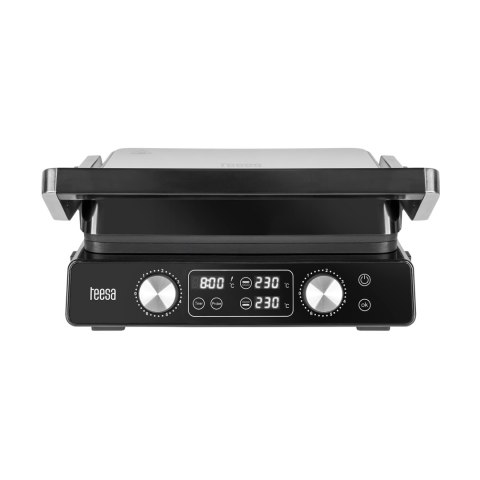 Grill elektryczny TEESA , panini grill , opiekacz, 3 pozycje , wyjmowane wkłady, 2000W Grill elektryczny TEESA , panini grill , opiekacz, 3 pozycje , wyjmowane wkłady, 2000W