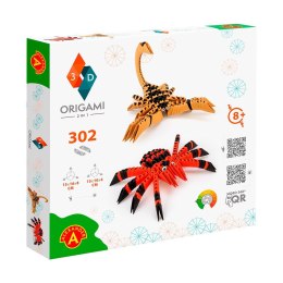 Origami 3d - 2 w1 pajak, skorpion