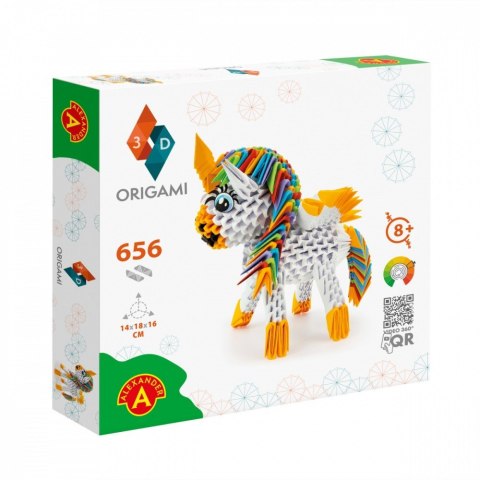 Origami 3d - jednorożec Origami 3d - jednorożec