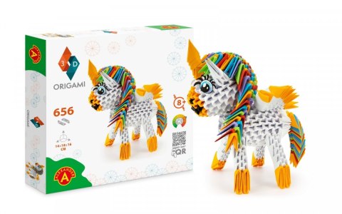 Origami 3d - jednorożec Origami 3d - jednorożec