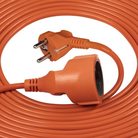 Przedłużacz ogrodowy jednogniazdowy Schuko, PVC 3x1,5mm?, długość 15m Przedłużacz ogrodowy jednogniazdowy Schuko, PVC 3x1,5mm?, długość 15m