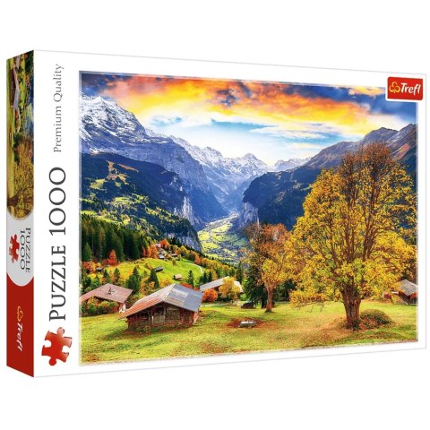 Puzzle - 1000 - Malownicza alpejska wioska Trefl 10775 Puzzle - 1000 - Malownicza alpejska wioska Trefl 10775