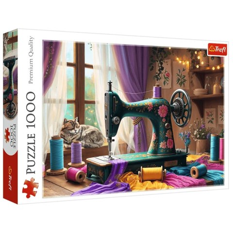 Puzzle - 1000 - Moja pracownia krawiecka Trefl 10952 Puzzle - 1000 - Moja pracownia krawiecka Trefl 10952