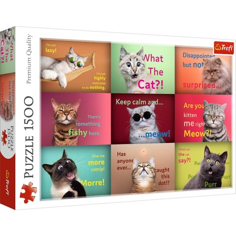 Puzzle 1500 Zabawne Kocie Portrety Trefl 26212 Puzzle 1500 Zabawne Kocie Portrety Trefl 26212