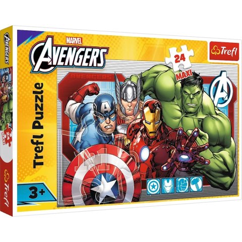Puzzle 24 Maxi - Zawsze sprawiedliwi - Disney Marvel The Avengers Trefl 14378 Puzzle 24 Maxi - Zawsze sprawiedliwi - Disney Marvel The Avengers Trefl 14378