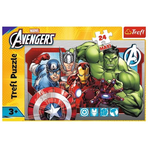Puzzle 24 Maxi - Zawsze sprawiedliwi - Disney Marvel The Avengers Trefl 14378 Puzzle 24 Maxi - Zawsze sprawiedliwi - Disney Marvel The Avengers Trefl 14378