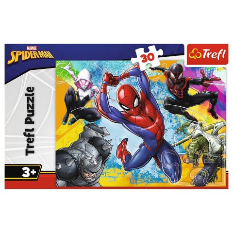 Puzzle 30 - Kolory Spider-Man"a - Disney Marvel Spiderman Trefl 18307 Puzzle 30 - Kolory Spider-Man"a - Disney Marvel Spiderman Trefl 18307