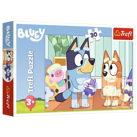 Puzzle - 30 - Z Bluey zawsze jest wesoło Trefl 18324 Puzzle - 30 - Z Bluey zawsze jest wesoło Trefl 18324