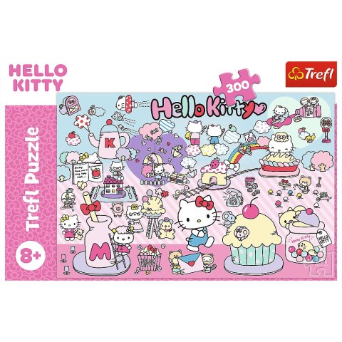 Puzzle - 300 - Poznaj Świat Hello Kitty - Hello Kitty Trefl 23031 Puzzle - 300 - Poznaj Świat Hello Kitty - Hello Kitty Trefl 23031