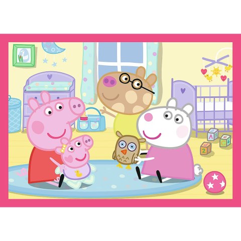 Puzzle 4w1 (12,15,20,24) - Peppa uwielbia przygody Trefl 34672 Puzzle 4w1 (12,15,20,24) - Peppa uwielbia przygody Trefl 34672