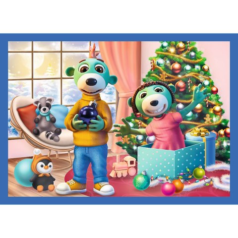 Puzzle - 4w1 - U Treflików pada śnieg Trefl 34657 Puzzle - 4w1 - U Treflików pada śnieg Trefl 34657