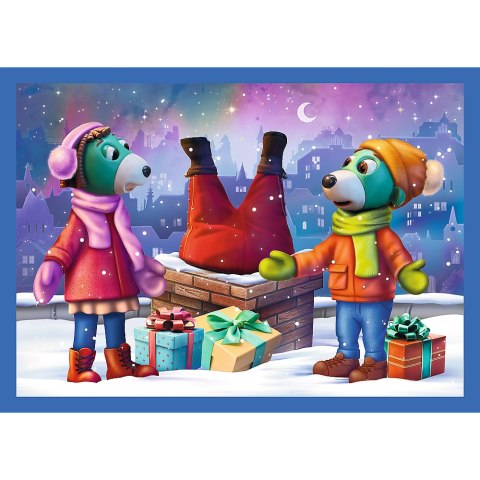 Puzzle - 4w1 - U Treflików pada śnieg Trefl 34657 Puzzle - 4w1 - U Treflików pada śnieg Trefl 34657