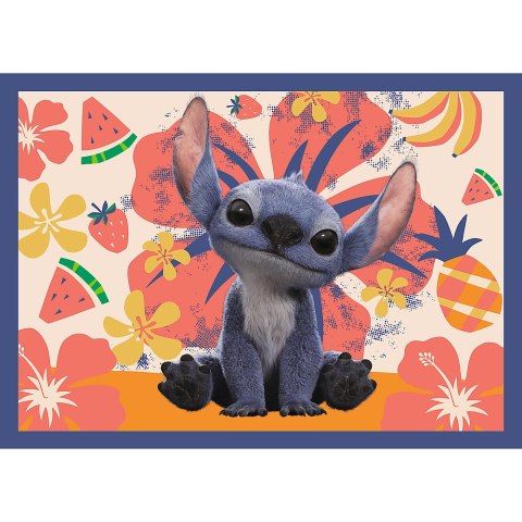 Puzzle - 4w1 - Wakacje na Hawajach - Disney Stitch Trefl 34666 Puzzle - 4w1 - Wakacje na Hawajach - Disney Stitch Trefl 34666