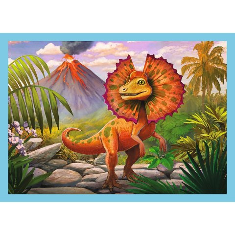 Puzzle - 4w1 - Wyjątkowe dinozaury - Trefl 34609 Puzzle - 4w1 - Wyjątkowe dinozaury - Trefl 34609