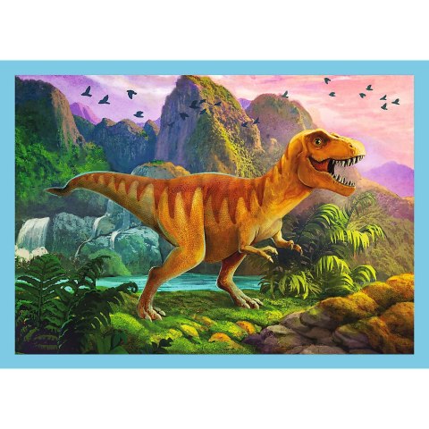 Puzzle - 4w1 - Wyjątkowe dinozaury - Trefl 34609 Puzzle - 4w1 - Wyjątkowe dinozaury - Trefl 34609