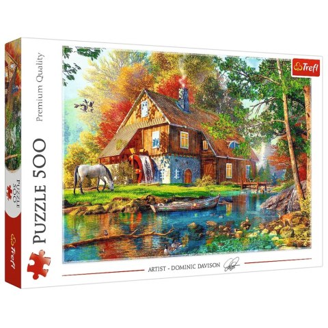 Puzzle - "500" - Chatka nad rzeką Trefl 37484 Puzzle - "500" - Chatka nad rzeką Trefl 37484