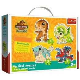 Puzzle Baby Classic - Urocze dinozaury - Jurassic World Trefl 36138