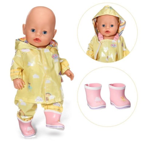 Ubranko dla lalki baby born deluxe rain 43 cm Ubranko dla lalki baby born deluxe rain 43 cm