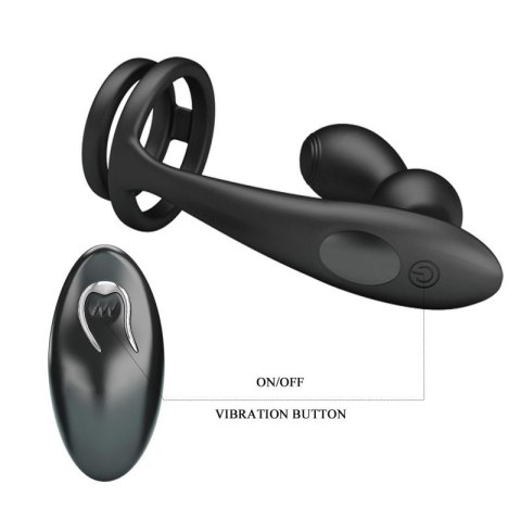 MR PLAY - VIBRATING ANAL PLUG with RING - Remote Control 12 functions MR PLAY - VIBRATING ANAL PLUG with RING - Remote Control 12 functions