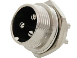 24-767# Gniazdo cb mikrofonowe 3pin do obudowy