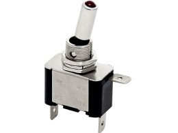 5577# Przełącznik asw-07dr samochodowy czerwony 3pin