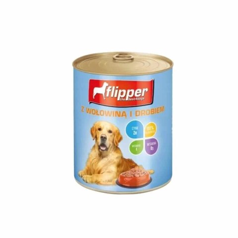 Dolina Noteci Flipper Z Wołowiną I Drobiem 400g Dolina Noteci Flipper Z Wołowiną I Drobiem 400g