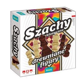 Gra szachy drewniane figury