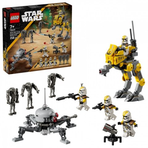 Klocki star wars 75431 zestaw bitewny - żołnierze-klony z 327. korpusu galaktycznego