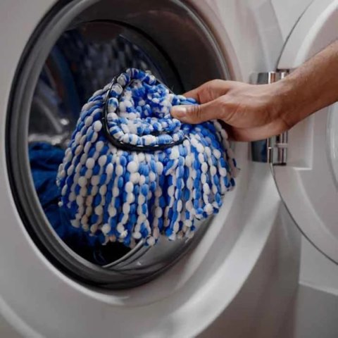 Mop obrotowy Vileda, Dwie komory - czysta i brudna woda, System odwirowujący, Składany drążek, Łatwe mycie narożników, Turbo H2p Mop obrotowy Vileda, Dwie komory - czysta i brudna woda, System odwirowujący, Składany drążek, Łatwe mycie narożników, Turbo H2p