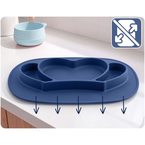 Talerzyk dla dzieci silikonowy do karmienia korona Ricokids