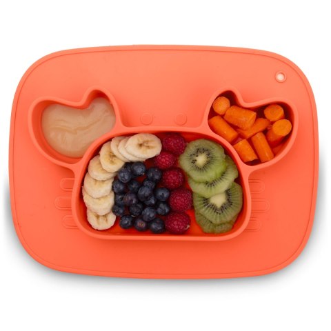 Talerzyk dla dzieci silikonowy do karmienia korona Ricokids