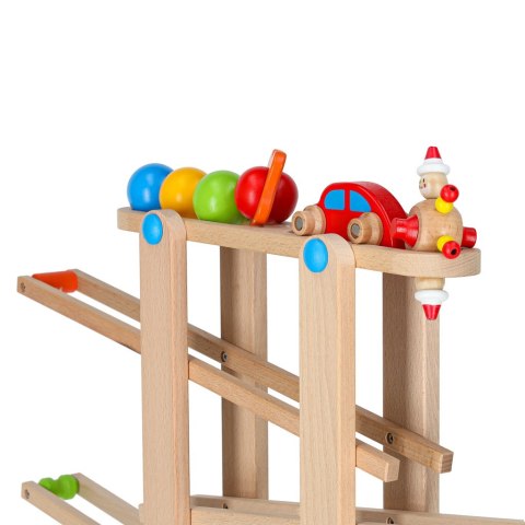 Tor kulkowy drewniany kulodrom montessori XXL Tor kulkowy drewniany kulodrom montessori XXL