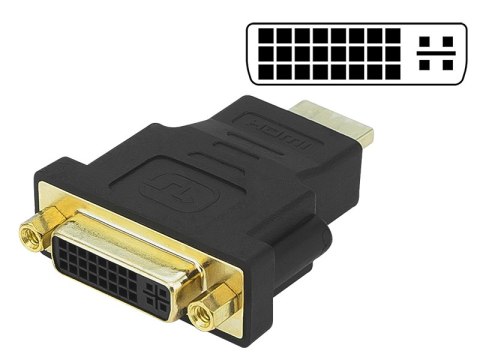 92-102# `przejście hdmi wtyk - dvi gniazdo 92-102# `przejście hdmi wtyk - dvi gniazdo