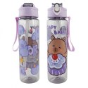 Butelka na wodę, bidon 800ml fioletowy, CAPIBARA BD56FIO