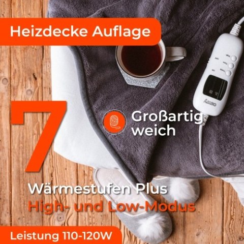 CR 7418 Elektryczny koc nakładany z czasomierzem (1) super miękki CR 7418 Elektryczny koc nakładany z czasomierzem (1) super miękki