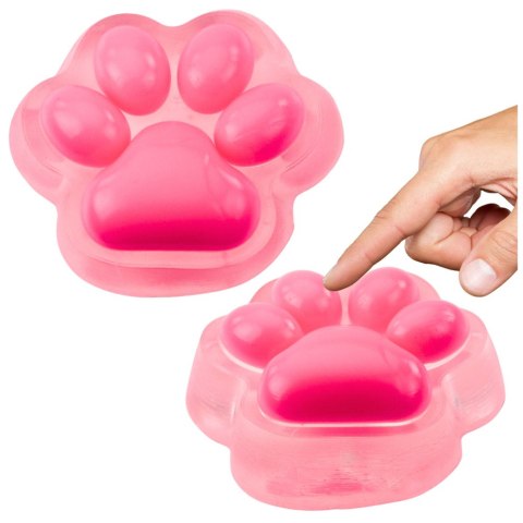 Gniotek Kocia Łapka Antystresowa Sensoryczna Squishy Różowa Gniotek Kocia Łapka Antystresowa Sensoryczna Squishy Różowa